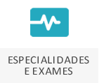 Ícone Especialidades e Exames
